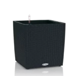 Αυτοποτιζόμενη Γλάστρα Lechuza Cottage Cube Graphite black