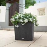 Αυτοποτιζόμενη Γλάστρα Lechuza Cottage Cube Sand brown - Image 3
