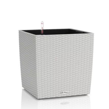 Αυτοποτιζόμενη Γλάστρα Lechuza Cottage Cube Light grey