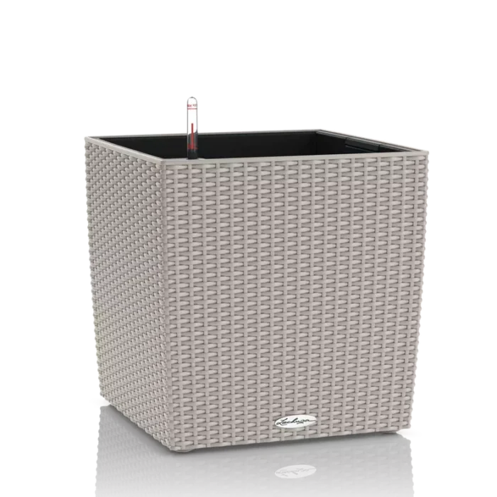 Αυτοποτιζόμενη Γλάστρα Lechuza Cottage Cube Sand brown - Image 1