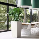 Αυτοποτιζόμενη Γλάστρα Lechuza Cubico White High Gloss - Image 5