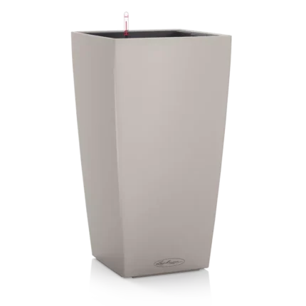 Αυτοποτιζόμενη Γλάστρα Lechuza Cubico Color Sand Brown