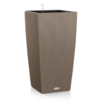 Αυτοποτιζόμενη Γλάστρα Lechuza Cubico Cottage Sand Brown