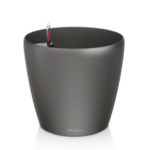 Αυτοποτιζόμενη Γλάστρα Lechuza Classico Charcoal Metallic