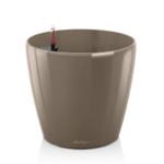 Αυτοποτιζόμενη Γλάστρα Lechuza Classico Taupe High Gloss