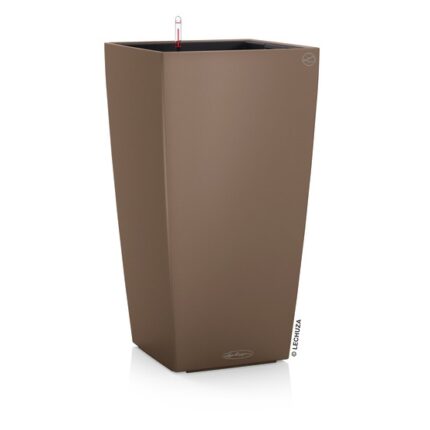 Αυτοποτιζόμενη Γλάστρα Lechuza Cubico Color Nutmeg