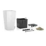Αυτοποτιζόμενη Γλάστρα Lechuza Cubico Color White - Image 12