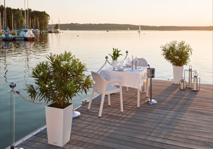 Αυτοποτιζόμενη Γλάστρα Lechuza Cubico Cottage White - Image 6