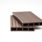 WPC τάβλα περίφραξης Dark Brown αυλακωτή 2x11x360 cm (110)