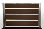 WPC τάβλα περίφραξης Dark Brown αυλακωτή 2x11x360 cm (110) - Image 2