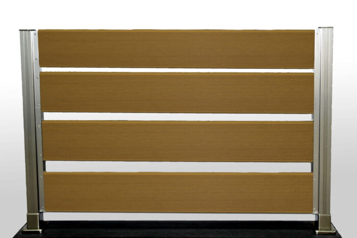 WPC τάβλα περίφραξης Oak Nat αυλακωτή 2x11x360 cm (150) - Image 2