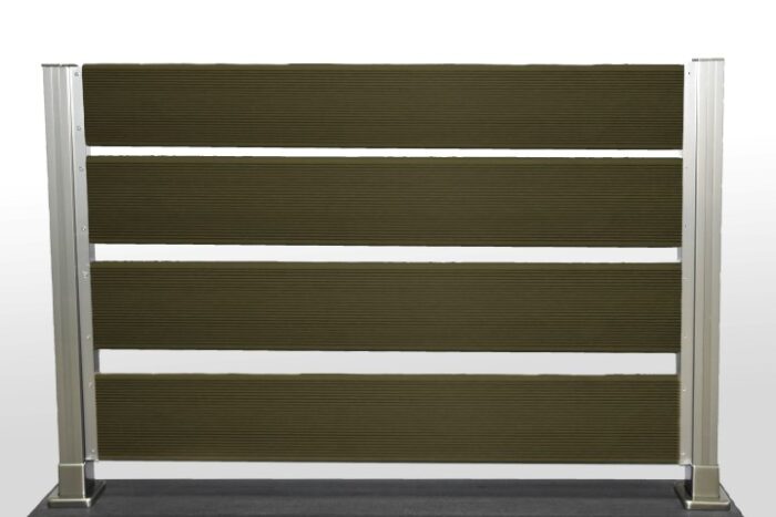 WPC τάβλα περίφραξης Olive αυλακωτή 2x12x360 cm (50170) - Image 2
