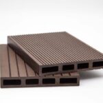 WPC τάβλα περίφραξης Dark Brown αυλακωτή 2x14x360 cm (110)