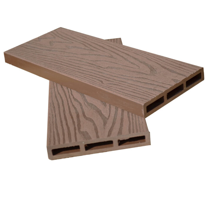 WPC 3D σανίδα περίφραξης 2 x 12 x 360εκ. | καφέ - Image 1