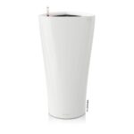 Αυτοποτιζόμενη Γλάστρα Lechuza Delta White High Gloss