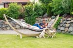 Αιώρα Fat Taupe 237x146cm με ξύλινη βάση Olymp - Image 3