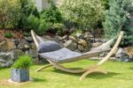 Αιώρα Fat Taupe 237x146cm με ξύλινη βάση Olymp - Image 4