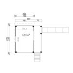 Παιδικό Ξύλινο Σπίτι Tivoli 160 x 230 cm - Image 3