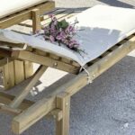 Ξύλινη Ξαπλώστρα Εμποτισμένη 190 x 77 x 35 cm - Image 2