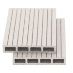 WPC Τάβλα Περίφραξης αυλακωτή 2 x 12 x 360εκ. | λευκό-εκρού