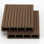 WPC Τάβλα Περίφραξης αυλακωτή 2 x 12 x 360εκ. | καφέ σκούρο