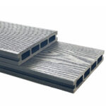 WPC τάβλα πατώματος 2,5 x 15 x 360εκ. γκρι ανοιχτό 70215