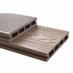 WPC τάβλα πατώματος 2,5 x 15 x 360εκ. καφέ ανοιχτό 70218