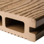 WPC τάβλα πατώματος 2,5 x 15 x 360εκ. καφέ ανοιχτό 70218 - Image 3