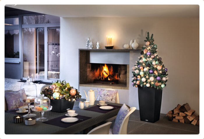 Αυτοποτιζόμενη Γλάστρα Lechuza Cubico Cottage Granite - Image 10
