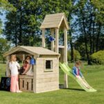 Blue Rabbit Πύργος Lookout με τσουλήθρα σε ύψος 90 cm