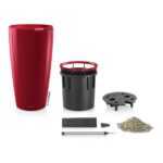 Αυτοποτιζόμενη Γλάστρα Lechuza Rondo Red High Gloss - Image 7