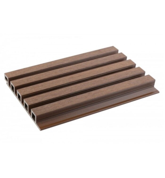 WPC Panel επένδυσης τοίχου με 3D πηχάκια 2,5 x 22 x 290εκ. Καφέ 70221 - Image 9
