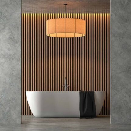 WPC Panel επένδυσης τοίχου με 3D πηχάκια 2,5 x 22 x 290εκ. Καφέ 70221