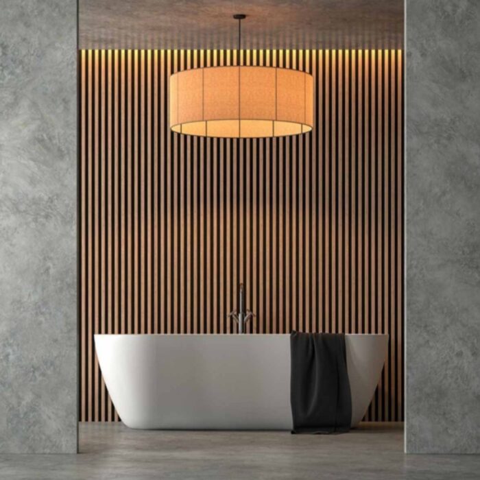 WPC Panel επένδυσης τοίχου με 3D πηχάκια 2,5 x 22 x 290εκ. Καφέ 70221 - Image 1