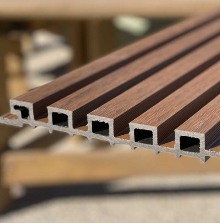 WPC Panel επένδυσης τοίχου με 3D πηχάκια 2,5 x 22 x 290εκ. Καφέ 70221 - Image 10