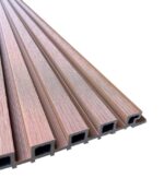 WPC Panel επένδυσης τοίχου με 3D πηχάκια 2,5 x 22 x 290εκ. Καφέ 70221 - Image 4