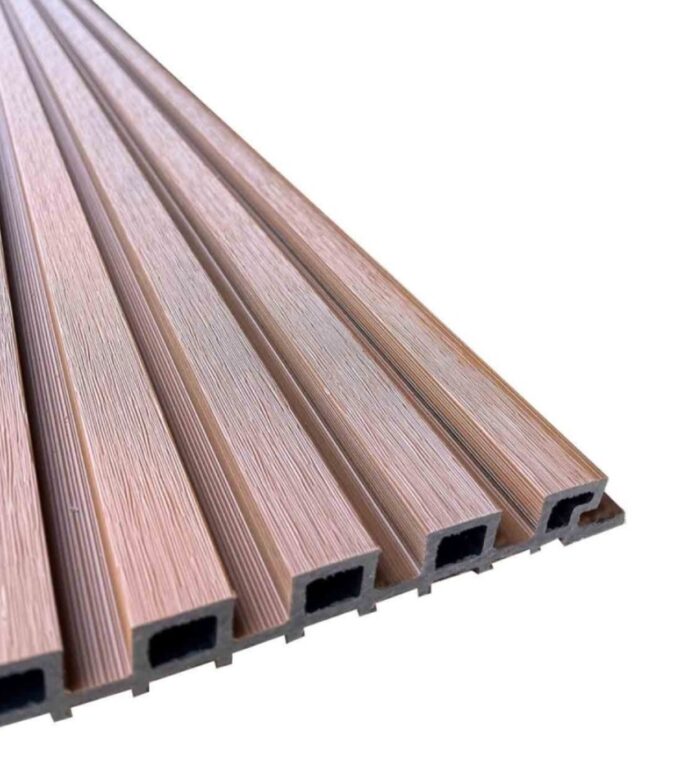 WPC Panel επένδυσης τοίχου με 3D πηχάκια 2,5 x 22 x 290εκ. Καφέ 70221 - Image 4