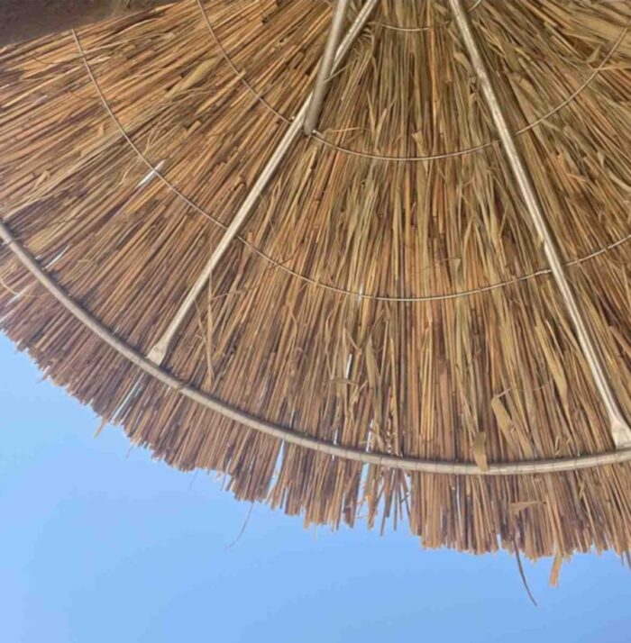 Ομπρέλα παραλίας από καλάμι (Φ)220cm - Image 6