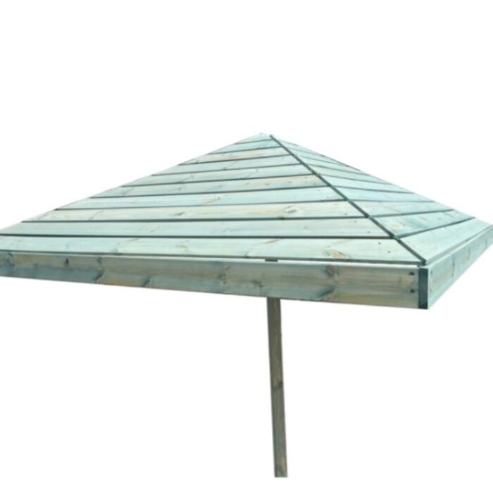 Ομπρέλα παραλίας ξύλινη 200 X 200 cm - Image 4