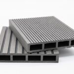 WPC τάβλα περίφραξης Light Grey αυλακωτή 2x12x360 cm (5055)