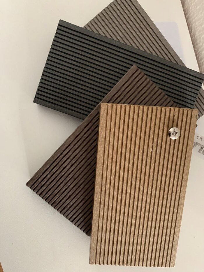 WPC τάβλα περίφραξης Dark Brown αυλακωτή 2x11x360 cm (110) - Image 3