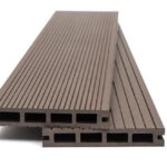 WPC τάβλα deck δαπέδου Dark Brown 2,3x14x360 cm 40110
