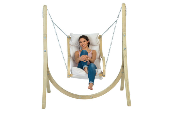 Αιώρα κάθισμα Fat Chair Crem με βάση - Image 5