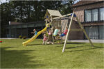 Blue Rabbit Πύργος Belvedere με ύψος τσουλήθρας 150 cm & προέκταση Κούνιας Basic - Image 4
