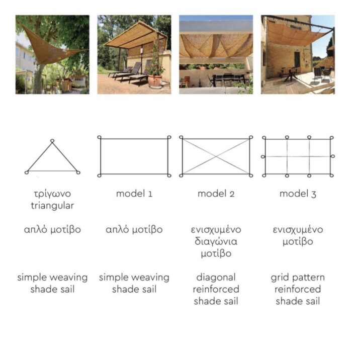 Τετράγωνο πανί σκίασης Κοκοφοίνικα model 1 - Image 4