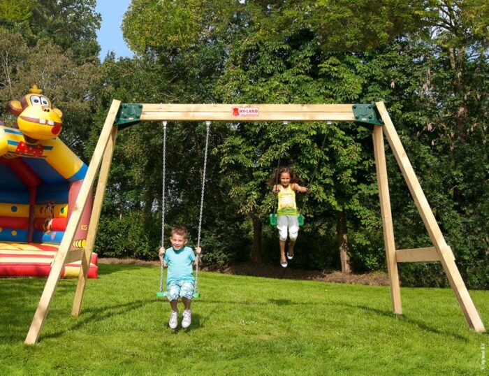 HYLAND Επαγγελματική Κούνια 2 θέσεων Swing Set - Image 2