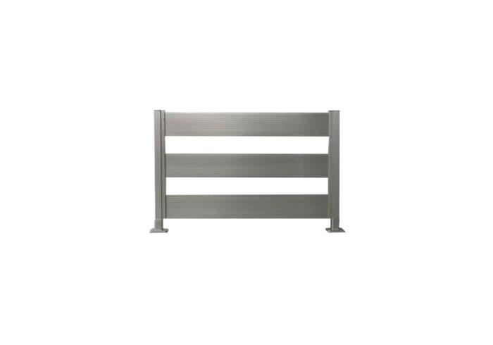 Προφίλ για Deck περίφραξης inox τύπου 'Π' 2x2,4x300cm - Image 2