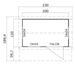 Παιδικό Ξύλινο Σπίτι Pingo 200 x 120 cm - Image 3