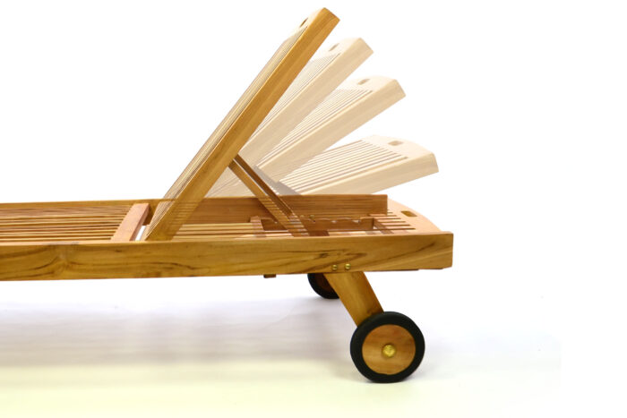 Ξύλινη Ξαπλώστρα Teak 197x65 cm - Image 7
