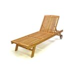 Ξύλινη Ξαπλώστρα Teak 197x65 cm
